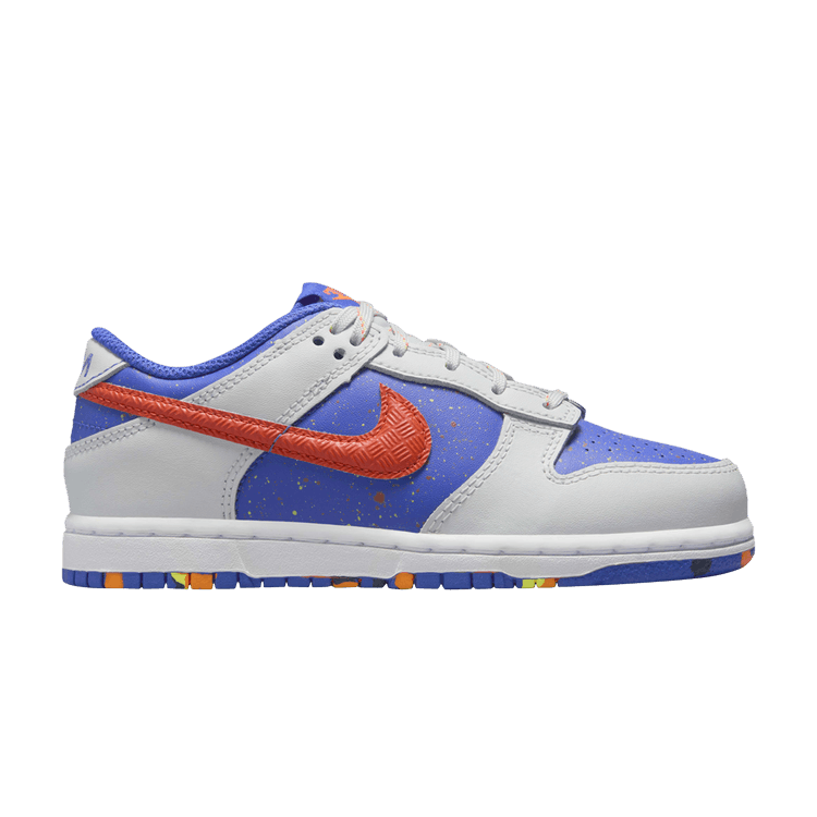 Nike Dunk Low PS 'Playground Paint Pack' — Photon Dust/Astronomy Blue/Volt/Total Orange