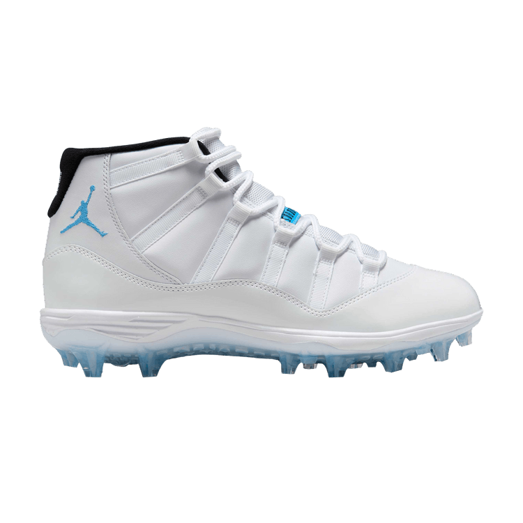 Air Jordan 11 Retro TD Cleat 'Legend Blue / Columbia' — White/Legend Blue/Black