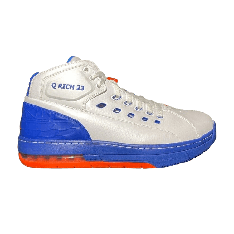 Air Jordan Ol' School 'Quentin Richardson - Knicks Home' PE — White/Blue Ribbon/Orange Flash