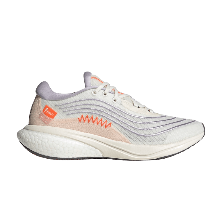 Parley x adidas Wmns Supernova 2.0 'Non Dyed Silver Dawn' — Non Dyed/Silver Dawn/Impact Orange