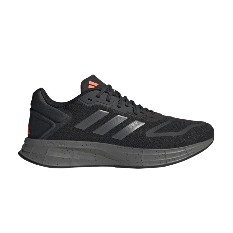 adidas Duramo 10 'Carbon Solar Red' — Carbon/Night Metallic/Solar Red