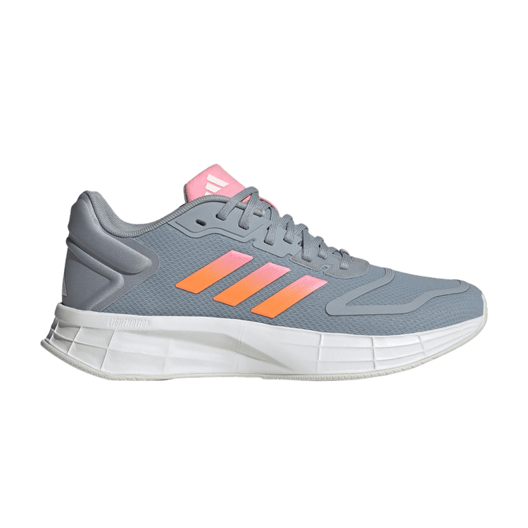 Adidas Wmns Duramo 10 'Light Grey Beam Pink' — Light Grey/Beam Pink/Screaming Orange