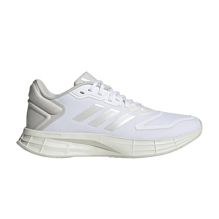 Adidas Wmns Duramo 10 'White Zero Metallic Grey' — Cloud White/Zero Metallic/Grey One
