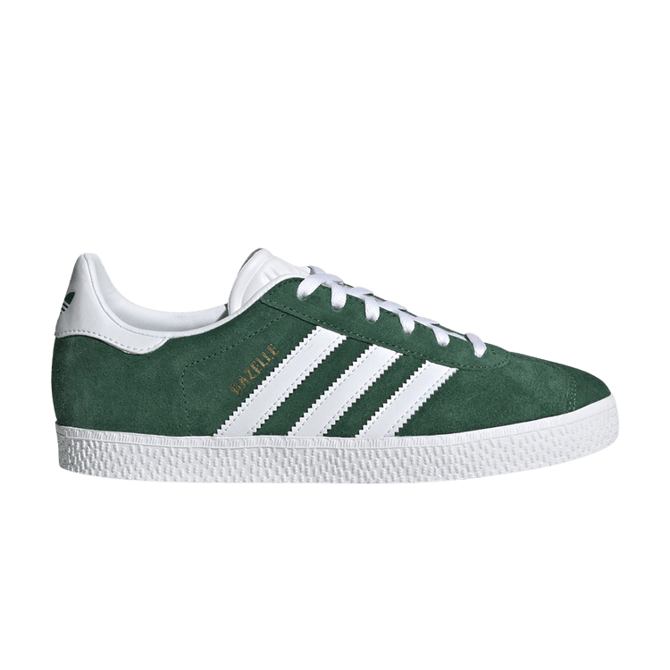 Adidas Gazelle J 'Dark Green' — Dark Green/Cloud White/Cloud White