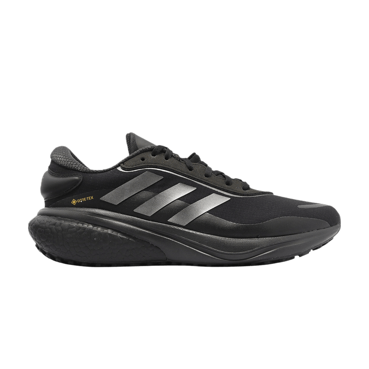Adidas Supernova GORE-TEX 'Black Iron Metallic' — Core Black/Iron Metallic/Core Black