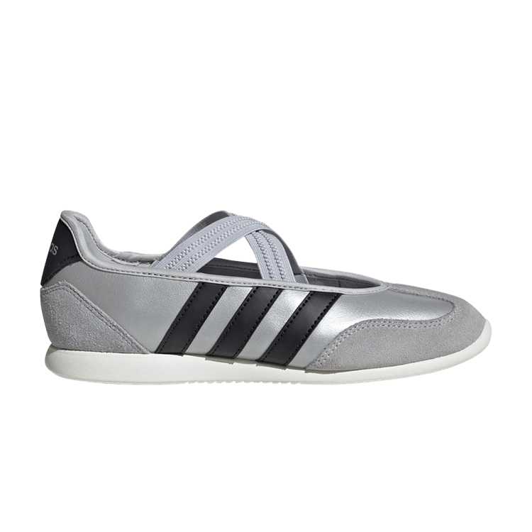 adidas Wmns Barreda Mary Jane 'Silver Metallic Core Black Off White' — Silver Metallic/Core Black/Off White