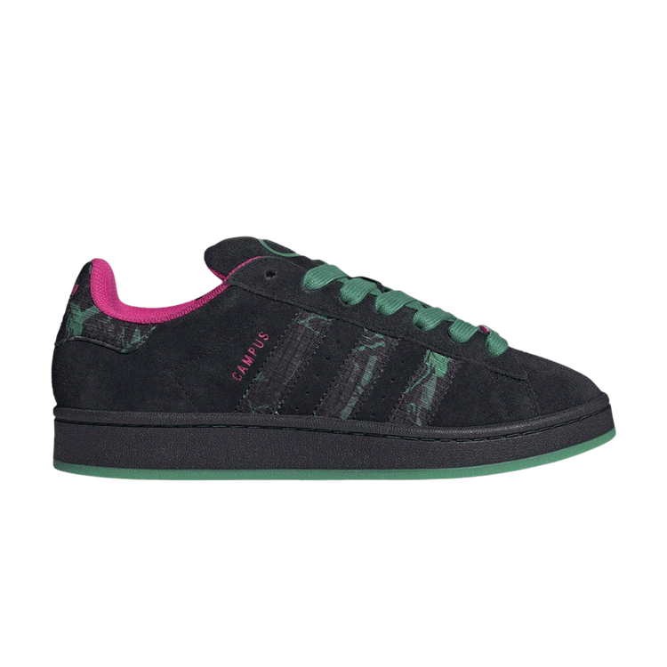 adidas Campus 00s 'Core Black Semi Court Green Shock Pink' — Core Black/Semi Court Green/Shock Pink