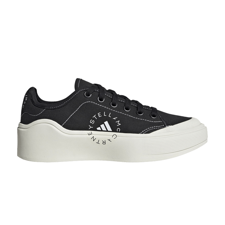 Stella McCartney x adidas Wmns Court 'Core Black' — Core Black/Core Black/Off White