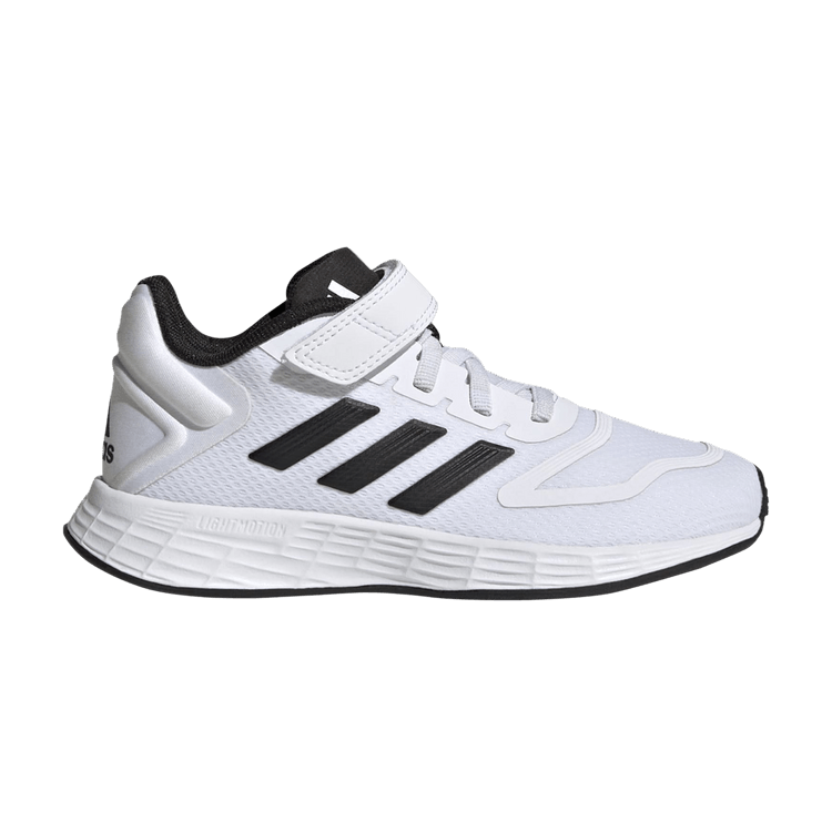 Adidas Duramo 10 Little Kid 'White Black' — Cloud White/Core Black/Cloud White