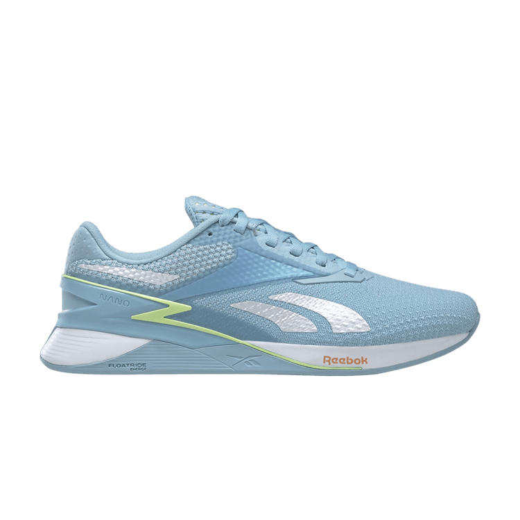 Reebok Wmns Nano X3 'Blue Pearl Energy Glow' — Blue Pearl/Energy Glow/Peach Fuzz