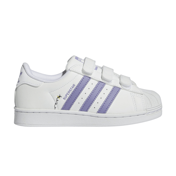 Adidas Superstar J 'Save The Bees' — Cloud White/Magic Lilac/Energy Ink