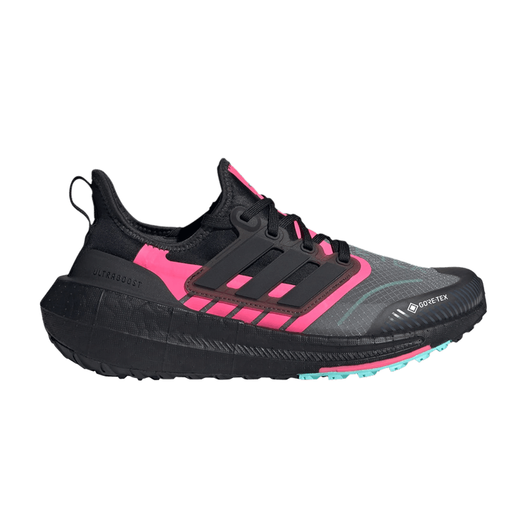 adidas Wmns UltraBoost Light GORE-TEX 'Black Lucid Pink' — Core Black/Core Black/Lucid Pink