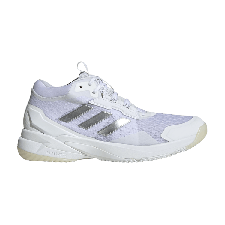 adidas Wmns Crazyflight 6 Mid Indoor 'White Silver Metallic' — Cloud White/Silver Metallic/Core Black