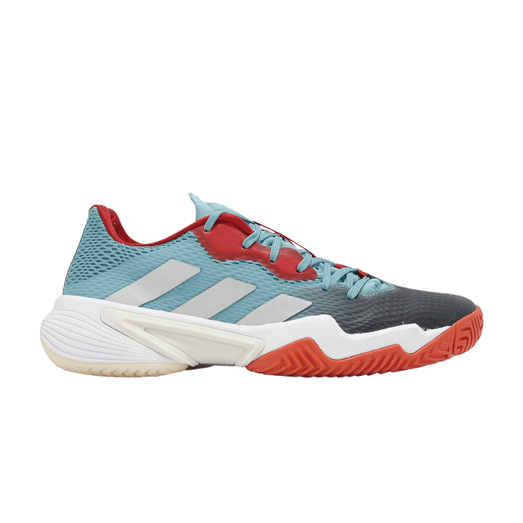 Adidas Wmns Barricade 'Preloved Blue Scarlet' — Preloved Blue/Silver Metallic/Better Scarlet