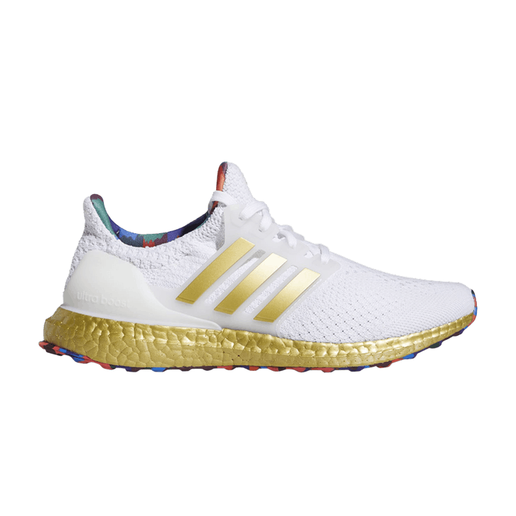adidas Wmns UltraBoost 5.0 DNA 'Title IX' — Cloud White/Gold Metallic/Chalk White