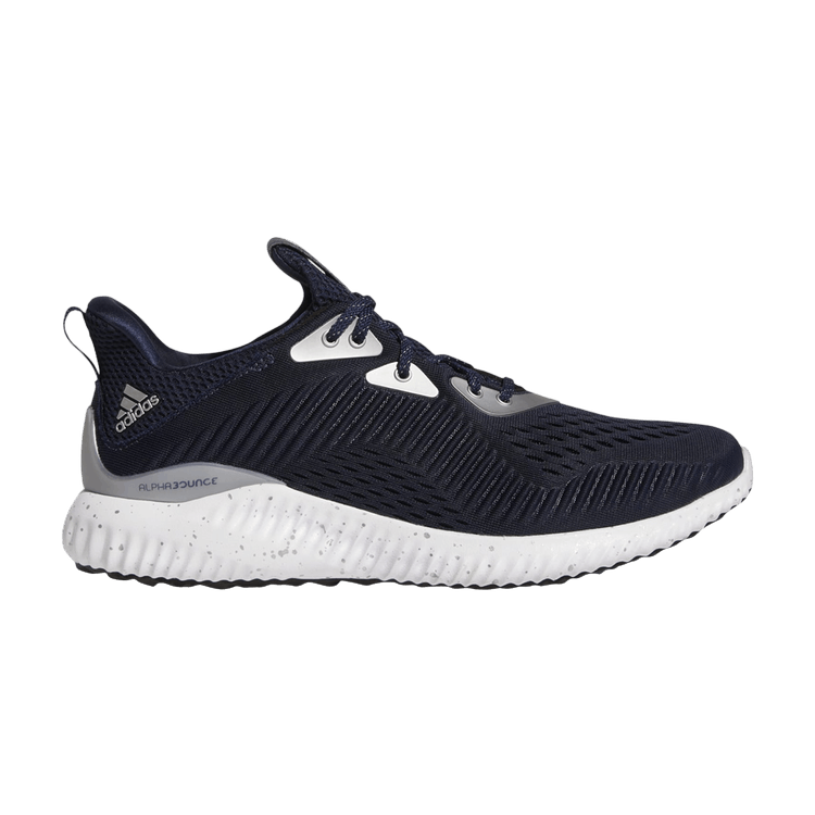 Adidas Alphabounce 1 'Collegiate Navy' — Collegiate Navy/Cloud White/Metallic Silver