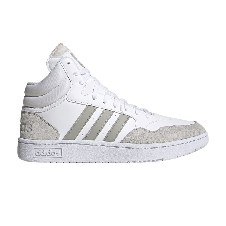 Adidas Hoops 3.0 Mid 'White Metal Grey' — Cloud White/Metal Grey/Grey One