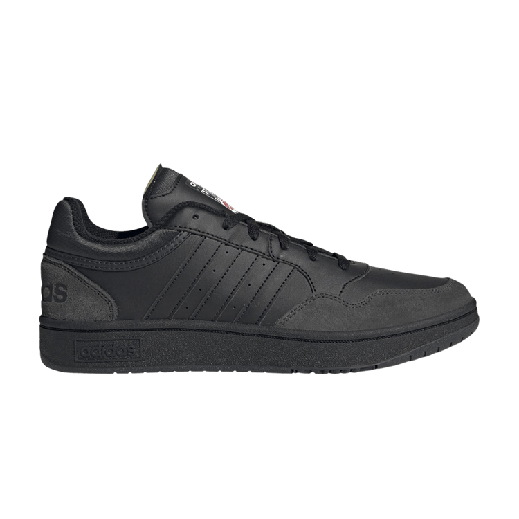 Adidas Hoops 3.0 Low 'Black Carbon' — Core Black/Core Black/Carbon