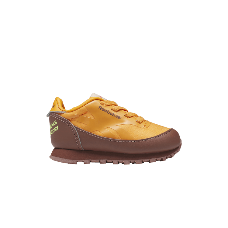 The Animals Observatory x Reebok Classic Leather I 'Bright Orange' — Boulder Brown/Bright Orange/Solar Acid Yellow