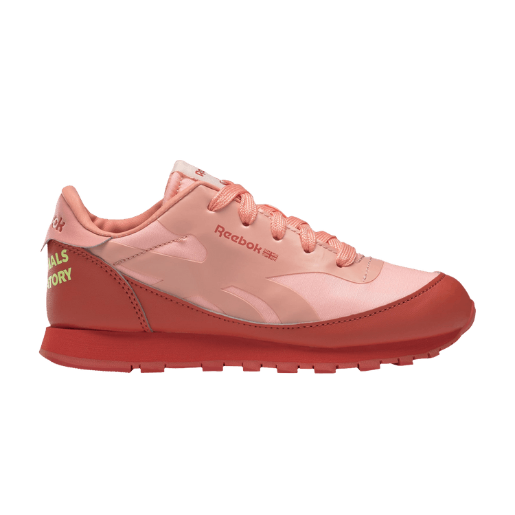 The Animals Observatory x Reebok Classic Leather Little Kid 'Racer Red' — Racer Red/Racer Red/Solar Acid Yellow