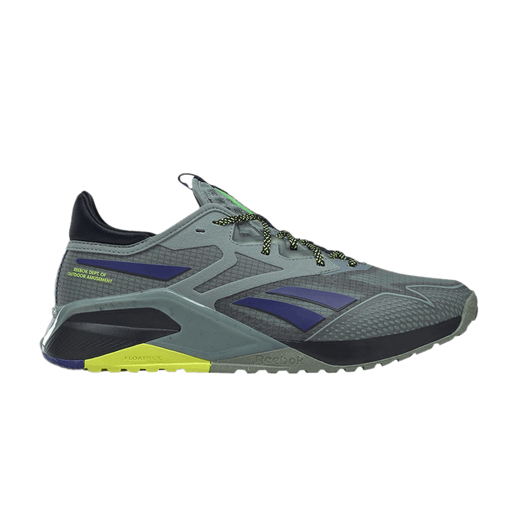 Reebok Nano X2 TR Adventure 'Harmony Green Solar Acid Yellow' — Harmony Green/Core Black/Solar Acid Yellow