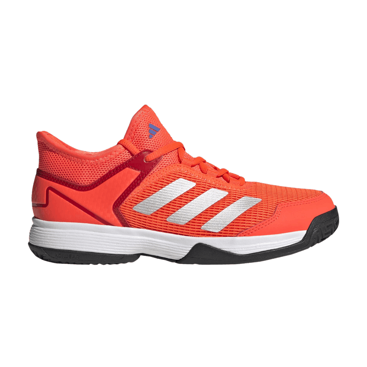 Adidas Adizero Ubersonic 4 J 'Solar Red' — Solar Red/Silver Metallic/Blue Fusion