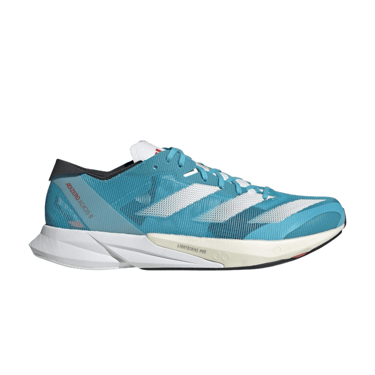 Adidas Adizero Adios 8 'Lucid Cyan' — Lucid Cyan/Cloud White/Bright Red