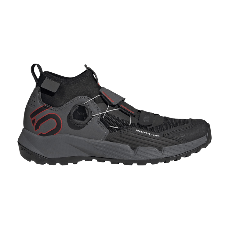 Adidas Wmns Five Ten Trailcross Mid Pro 'Grey Black Red' — Grey Five/Core Black/Red