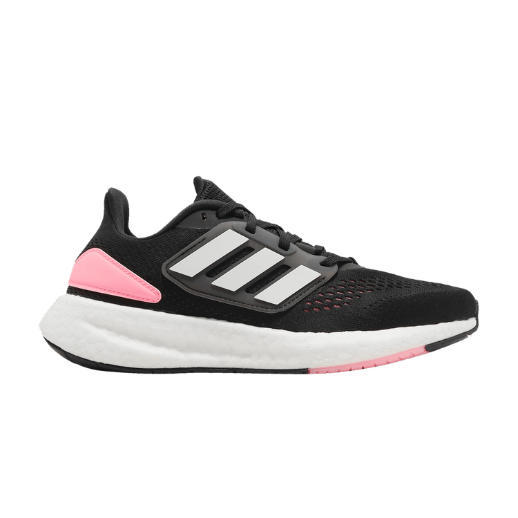 Adidas Wmns PureBoost 22 'Black Beam Pink' — Core Black/Cloud White/Beam Pink
