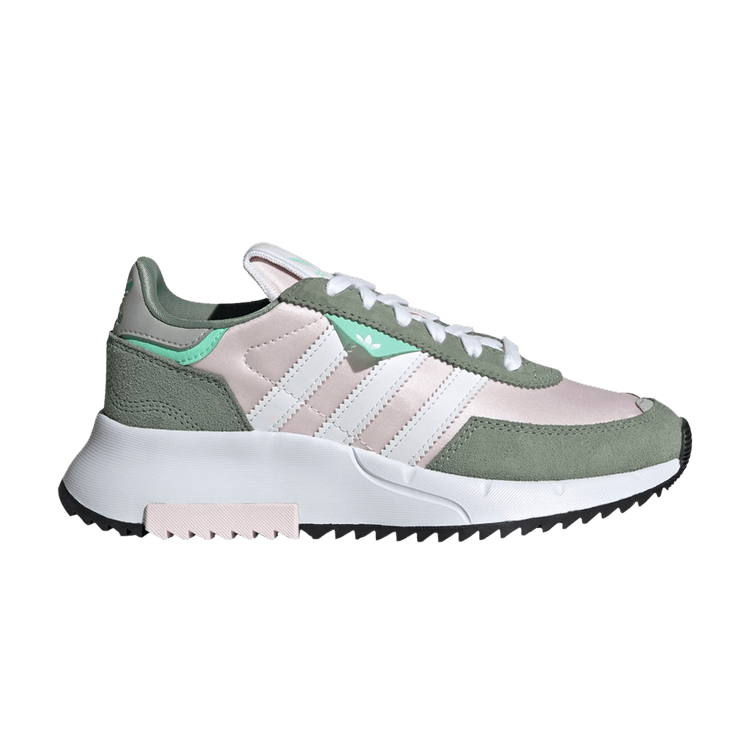 Adidas Retropy F2 Big Kid 'Silver Green Almost Pink' — Almost Pink/Cloud White/Silver Green
