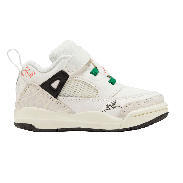 Air Jordan Spizike Low TD 'Spizike Was Here' — Sail/Black/Pine Green/Orange