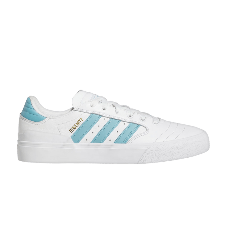 Adidas Busenitz Vulc 2 'White Preloved Blue' — Cloud White/Preloved Blue/Gold Metallic