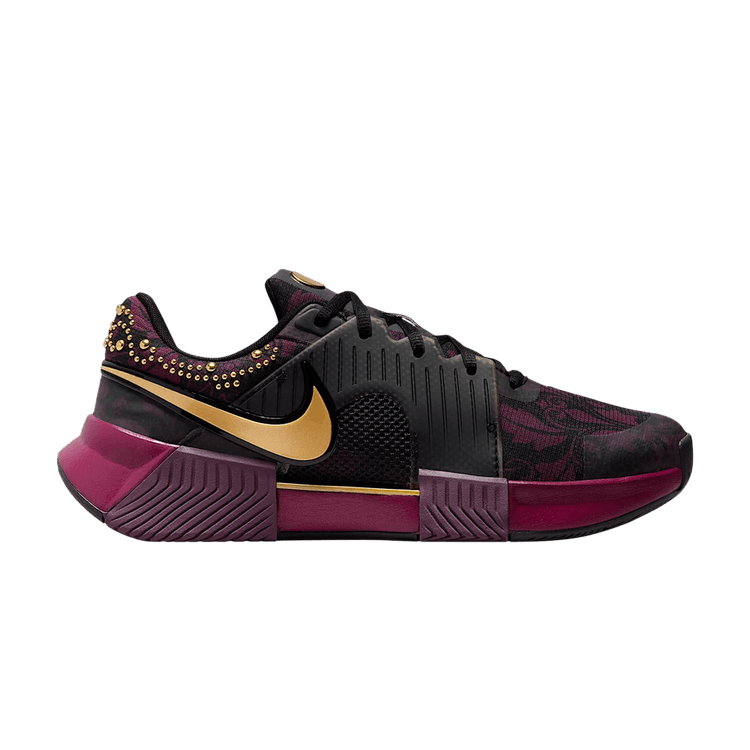 Naomi Osaka x Nike Wmns GP Challenge 1  'Bordeaux/Black/Metallic Gold' — Bordeaux/Black/Metallic Gold