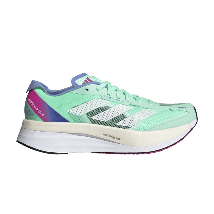 Adidas Wmns Adizero Boston 11 'Pulse Mint Pink' — Pulse Mint/Cloud White/Crystal White