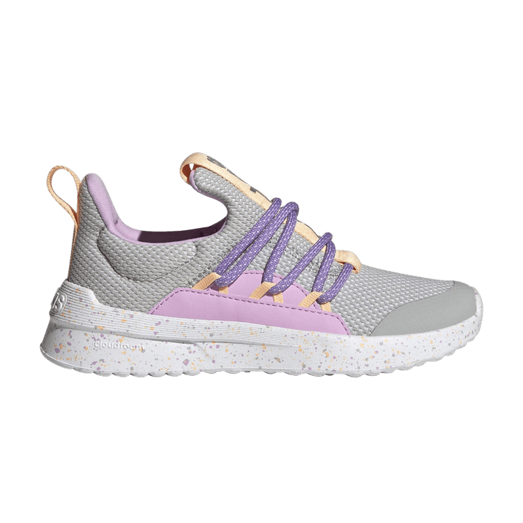 Adidas Lite Racer Adapt 5.0 J 'Grey Lilac Orange' — Grey Two/Acid Orange/Bliss Lilac