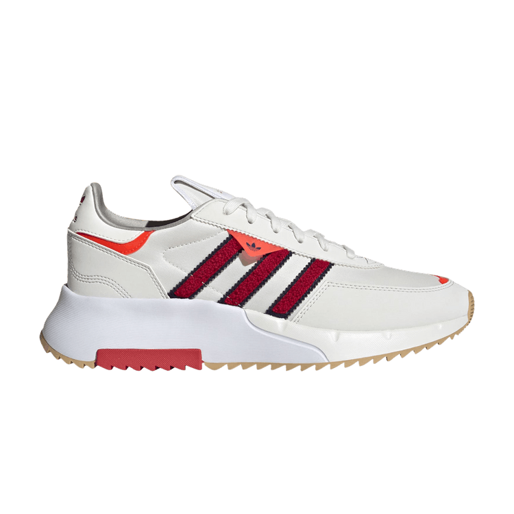Adidas Retropy F2 'White Scarlet Chenille' — Core White/Better Scarlet/Solar Red