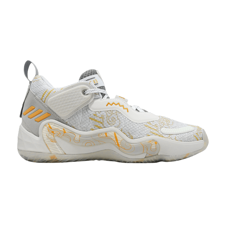 Adidas D.O.N. Issue #3 'Three Kingdoms' — Footwear White/Team Collegiate Gold/Core Black