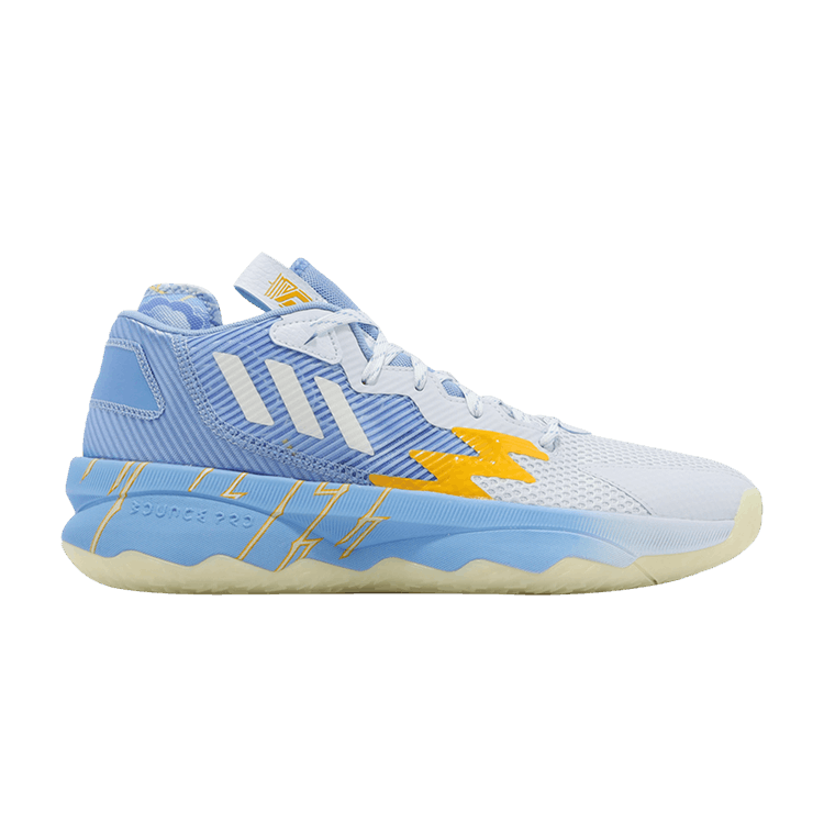 adidas Dame 8 'Three Kingdoms' — Pantone/Footwear White/Team Gold