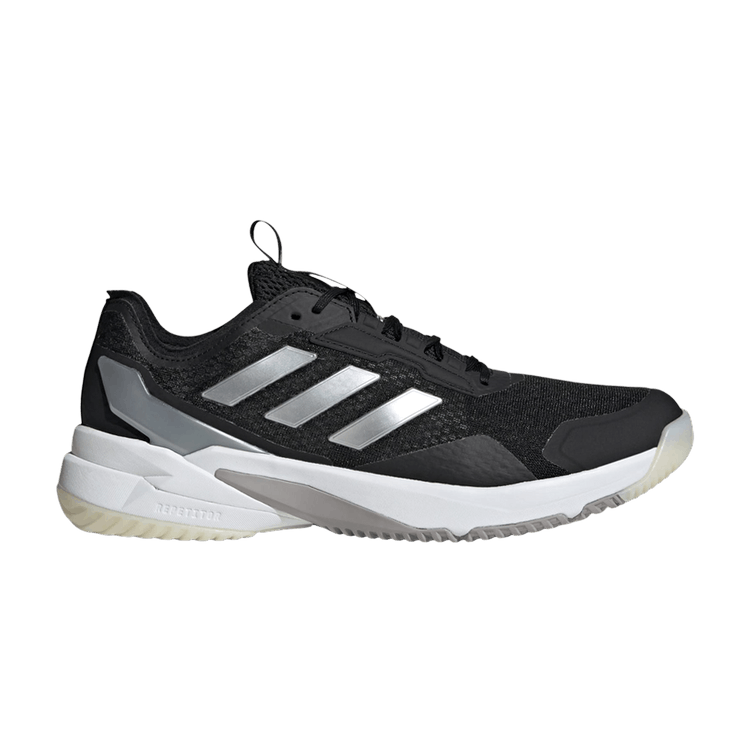 adidas Wmns Crazyflight 6 Indoor 'Black Silver Metallic' — Cloud White/Silver Metallic/Core Black