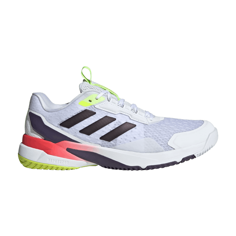 adidas Crazyflight 6 Indoor 'White Aurora Metallic' — Cloud White/Aurora Metallic/Semi Lucid Red