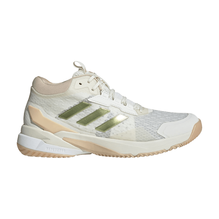 adidas Wmns Crazyflight 6 Mid Indoor 'Off White Gold Metallic' — Off White/Gold Metallic/Crystal Sand