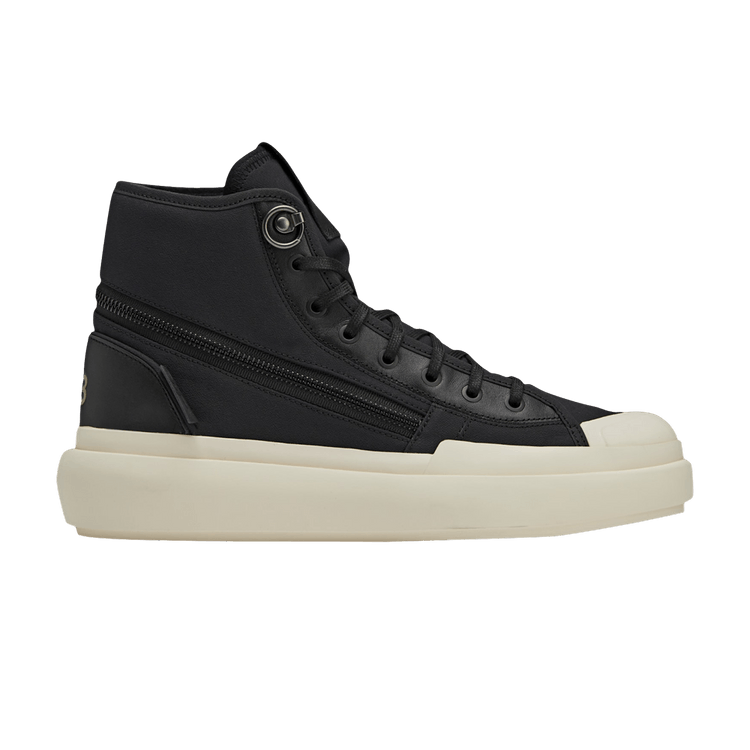 adidas Y-3 Ajatu Court High 'Black Cream White' — Black/Black/Cream White
