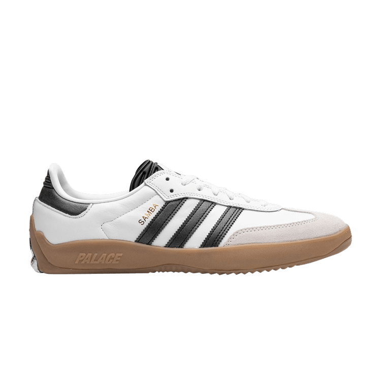 Palace x adidas Puig Samba 'White Black' — Footwear White/Core Black/Gum 4