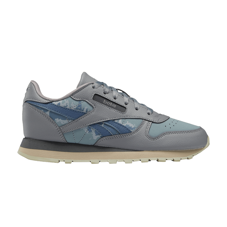 Jurassic World x Reebok Classic Leather Big Kid 'Blue and Beta' — Pure Grey 5/Teal Fog/Brave Blue