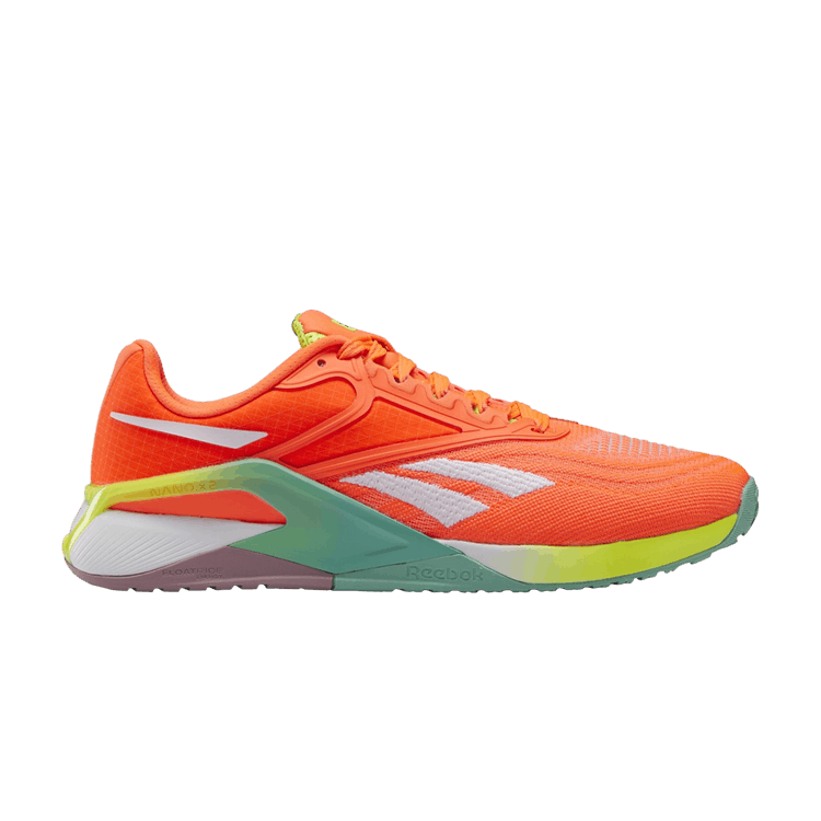 Reebok Wmns Nano X2 'Orange Flare Acid Yellow' — Orange Flare/Footwear White/Acid Yellow