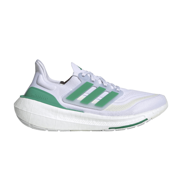 Adidas Wmns UltraBoost Light 'White Tint Court Green' — White Tint/Court Green/Blue Dawn