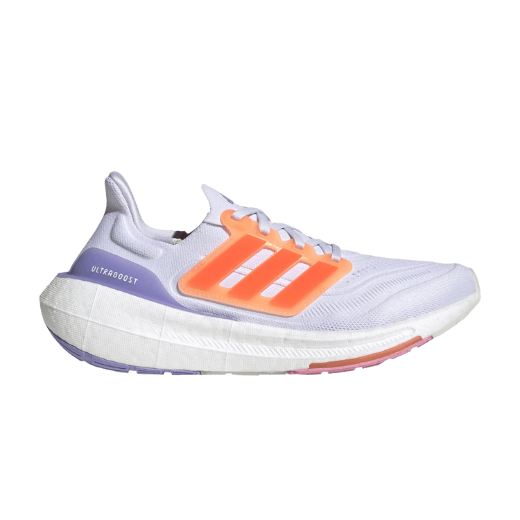 Adidas Wmns UltraBoost Light 'White Solar Red' — Cloud White/Solar Red/Beam Pink