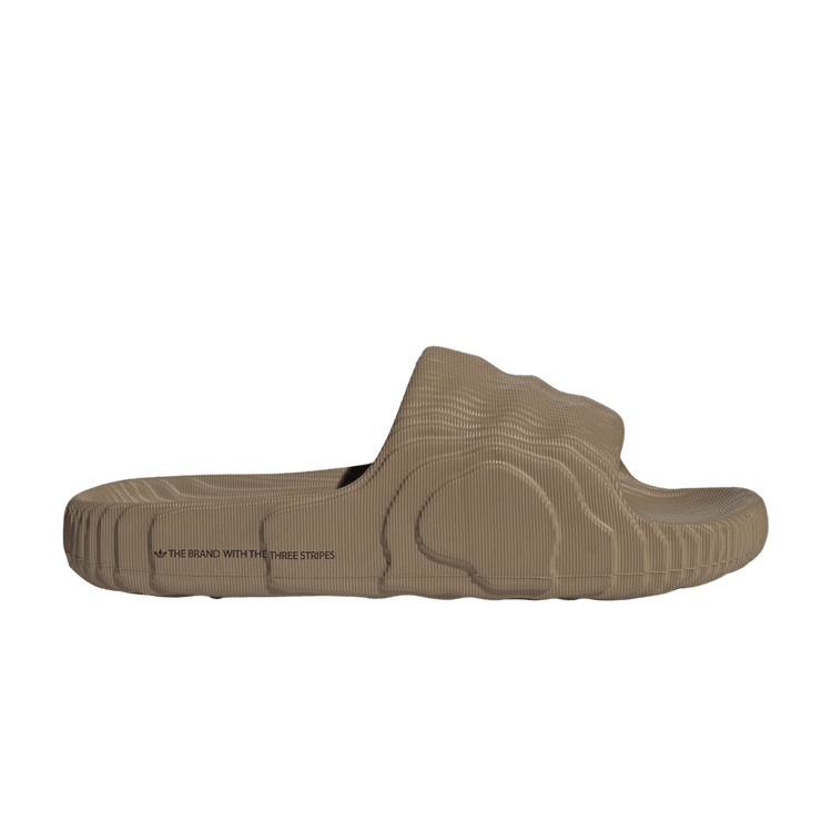 Adidas Adilette 22 Slides 'Cardboard' — Cardboard/Cardboard/Cardboard