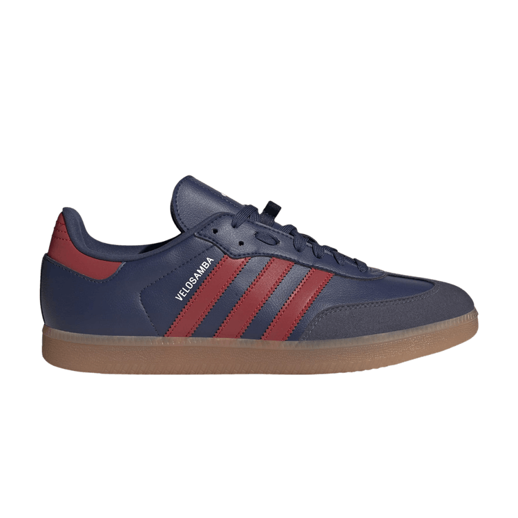 Adidas Velosamba Vegan 'Navy Blue Scarlet Gum' — Team Navy Blue/Better Scarlet/Cloud White