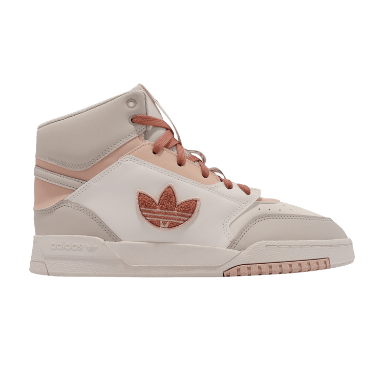 Adidas Wmns Drop Step XL 'Clear White Brown' — Clear White/Clear Brown/Halo Blue